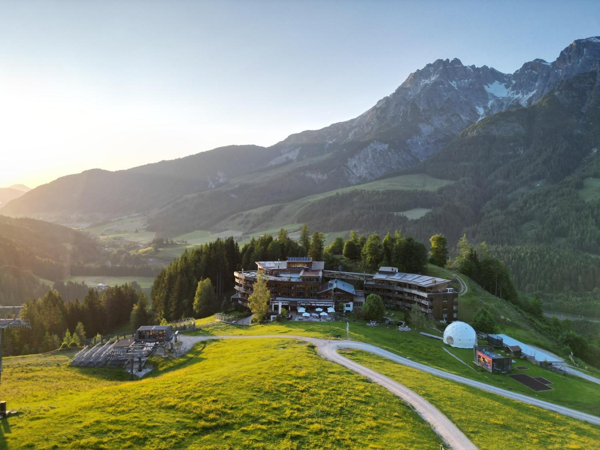 Holzhotel Forsthofalm Leogang Exterior foto